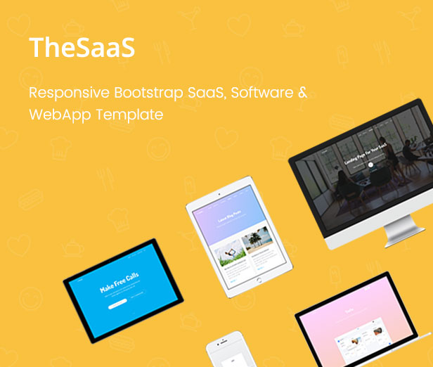 TheSaaS - Responsive Bootstrap SaaS, Software & WebApp Template